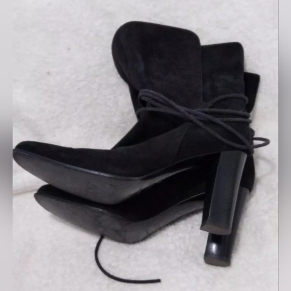 Hermes Suede Women’s Short Boots 36½  US6 - Picture 7 of 9